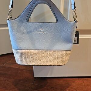 Nanette Lepore Blue and Tan Women's Bag